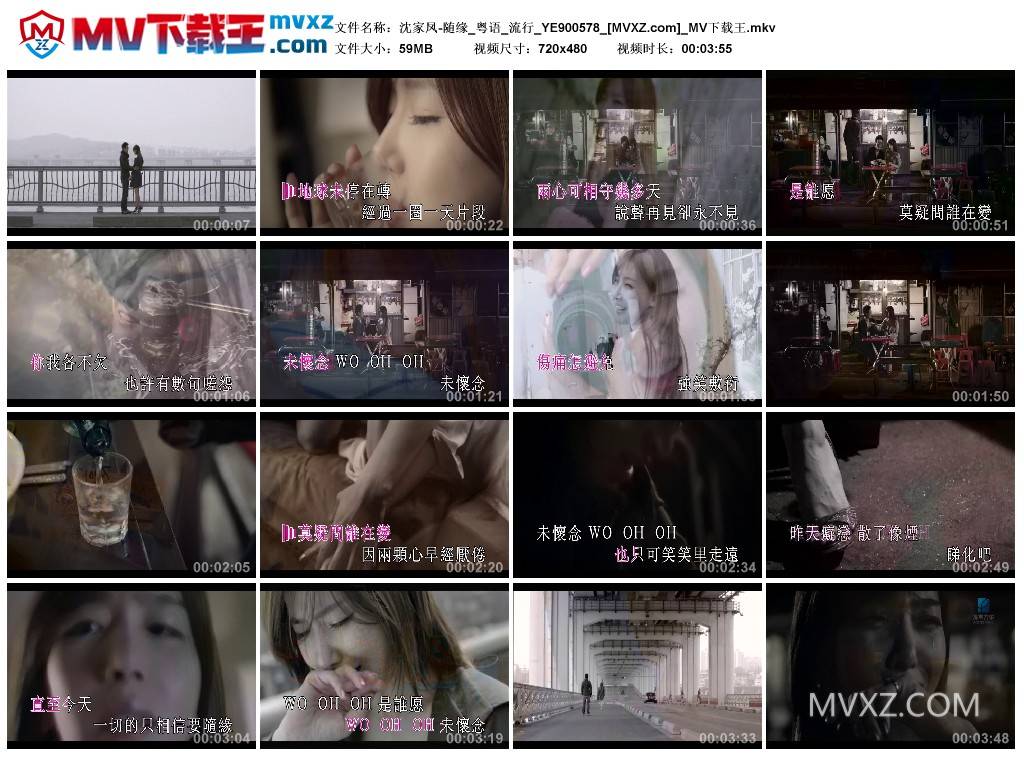 沈家凤-随缘_粤语_流行_YE900578